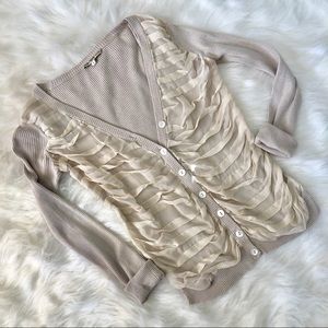 Haute hippie nude cardigan